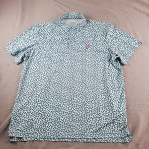 Bala Golf Vineyard Vines On The Go Performance Shirt Men XL Blue Polo Trophy OAP